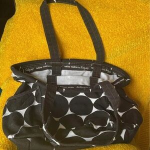 Black and White Tote Bag